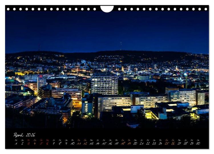 Produktbild: STUTTGART 2026 auf den zweiten Blick (Wandkalender 2026 DIN A4 quer), CALVENDO Monatskalender