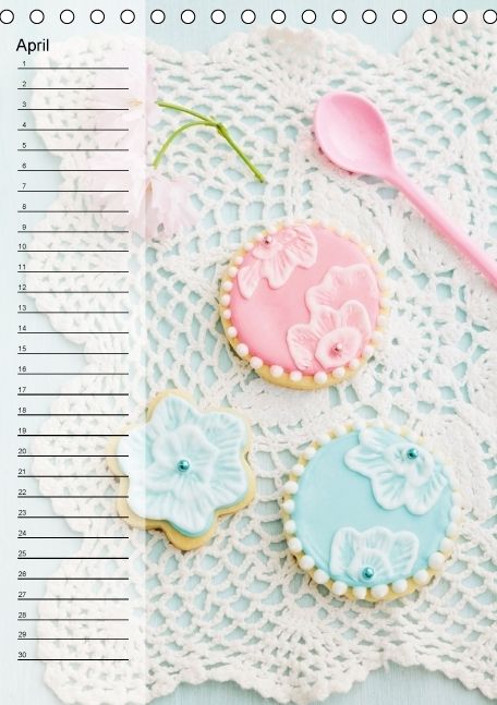 Produktbild: Geb&auml;ck-Couture K&uuml;chenplaner (Tischkalender immerw&auml;hrend DIN A5 hoch)