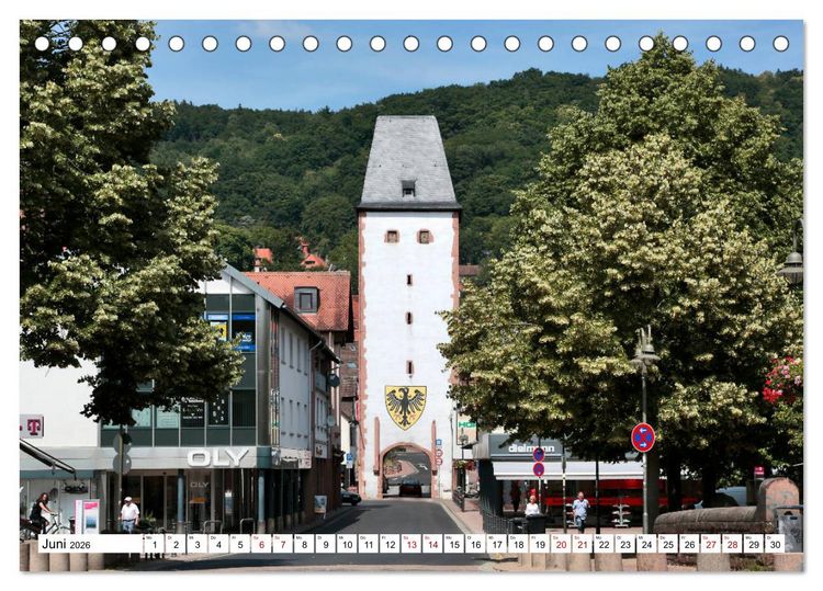 Produktbild: Barbarossastadt Gelnhausen vom Frankfurter Taxifahrer Petrus Bodenstaff (Tischkalender 2026 DIN A5 quer), CALVENDO Monatskalender