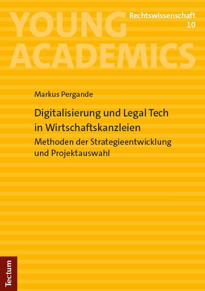 Produktbild: Digitalisierung und Legal Tech in Wirtschaftskanzleien