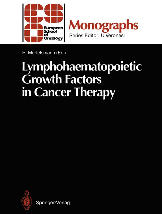 Produktbild: Lymphohaematopoietic Growth Factors in Cancer Therapy