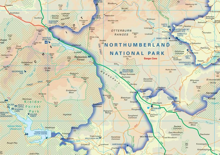 Produktbild: Northumberland National Park Pocket Map