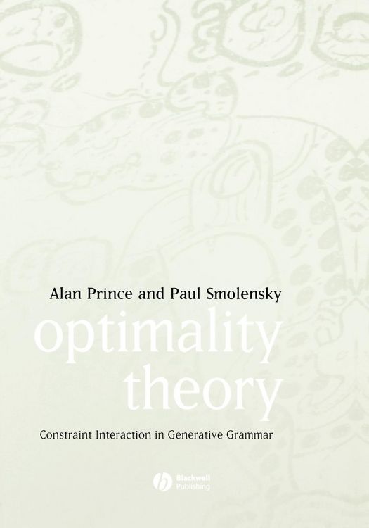 Produktbild: Optimality Theory