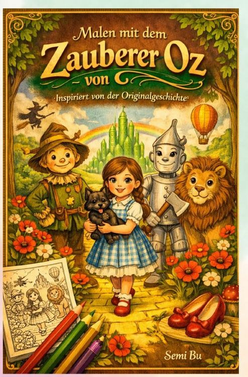 Produktbild: Malen mit dem Zauberer von Oz &ndash; inspiriert von der Originalgeschichte