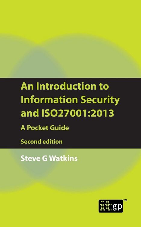 Produktbild: An Introduction to Information Security and ISO27001