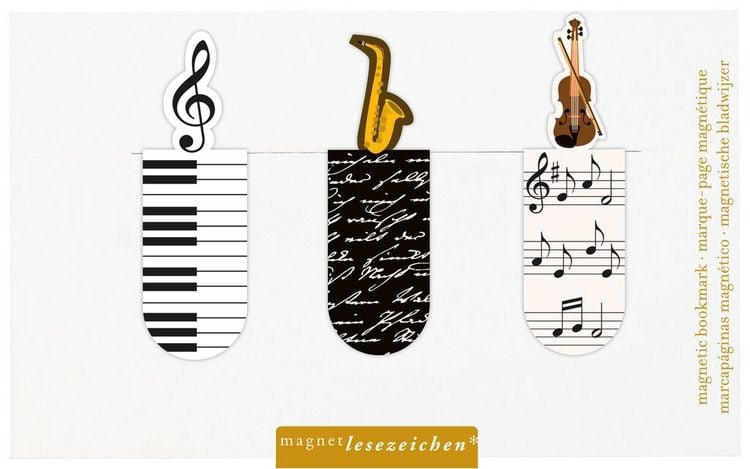 Produktbild: Magnetlesezeichen Musik