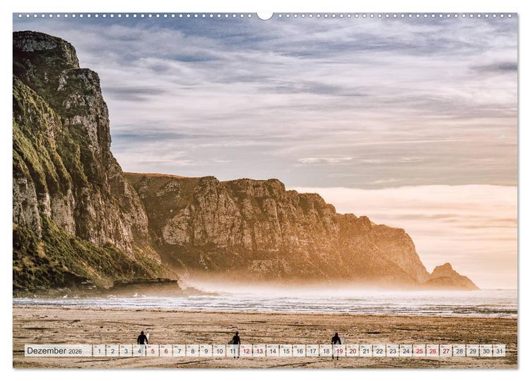 Produktbild: Neuseeland - Am Ende der Welt (hochwertiger Premium Wandkalender 2026 DIN A2 quer), Kunstdruck in Hochglanz