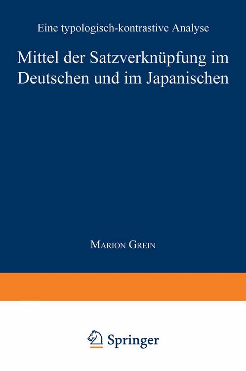 Produktbild: Mittel der Satzverkn&uuml;pfung im Deutschen und im Japanischen