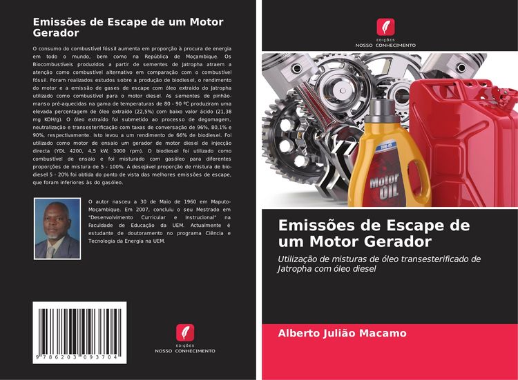 Produktbild: Emiss&otilde;es de Escape de um Motor Gerador