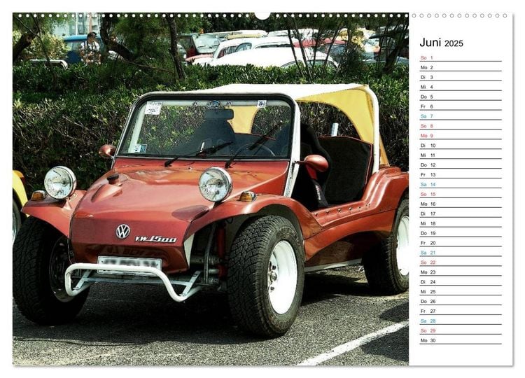 Produktbild: Buggys - die Kultautos der 80er (Wandkalender 2025 DIN A2 quer), CALVENDO Monatskalender