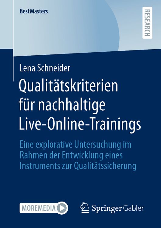 Produktbild: Qualit&auml;tskriterien f&uuml;r nachhaltige Live-Online-Trainings