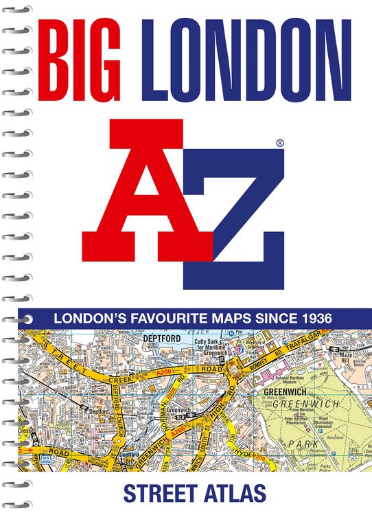 Produktbild: Big London A-Z Street Atlas