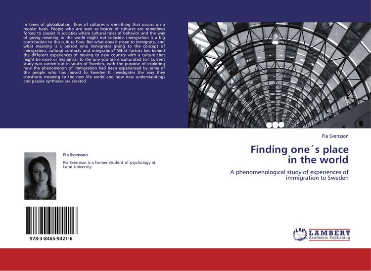Produktbild: Finding one&acute;s place in the world