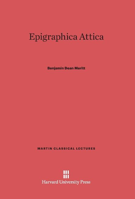 Produktbild: Epigraphica Attica