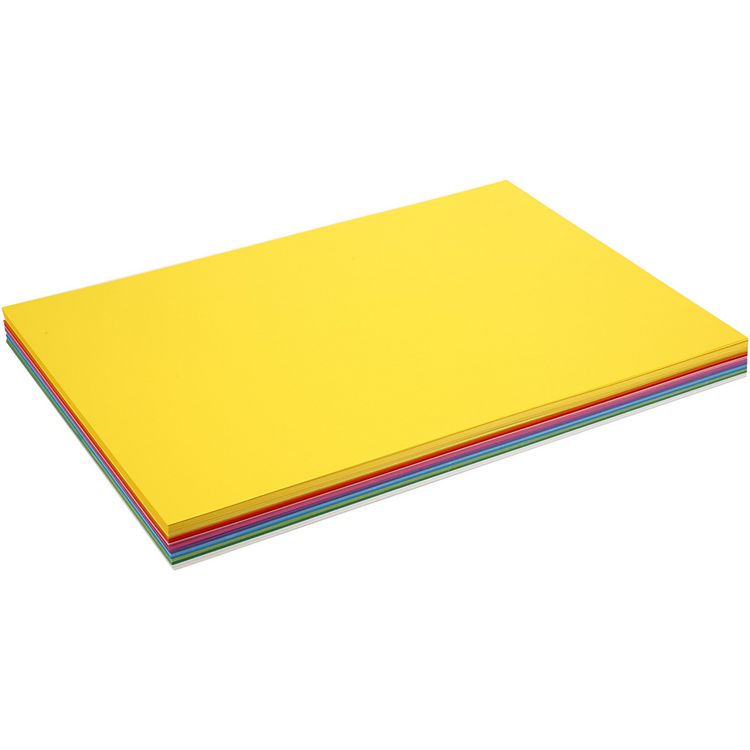 Produktbild: Creativ Company Fr&uuml;hlingskarton, A2, Blatt 420x594 mm, 180 g, sortierte Farben, 20 Blatt sortiert