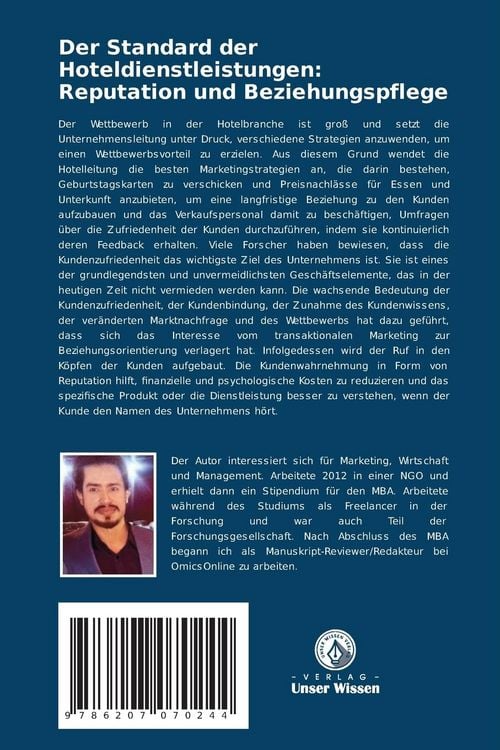Produktbild: Der Standard der Hoteldienstleistungen: Reputation und Beziehungspflege