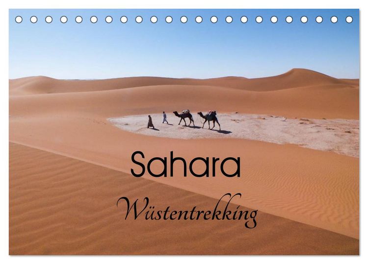 Produktbild: Sahara W&uuml;stentrekking (Tischkalender 2026 DIN A5 quer), CALVENDO Monatskalender