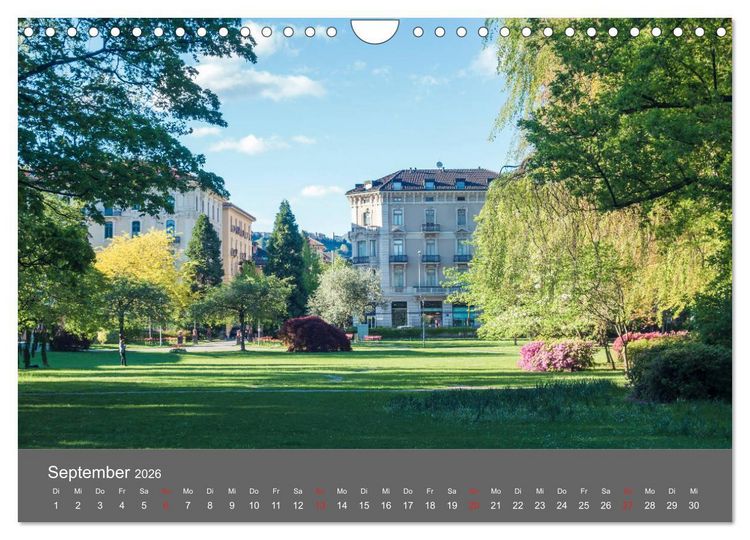 Produktbild: Tessin, zwischen Lago Maggiore und Lugano (Wandkalender 2026 DIN A4 quer), CALVENDO Monatskalender