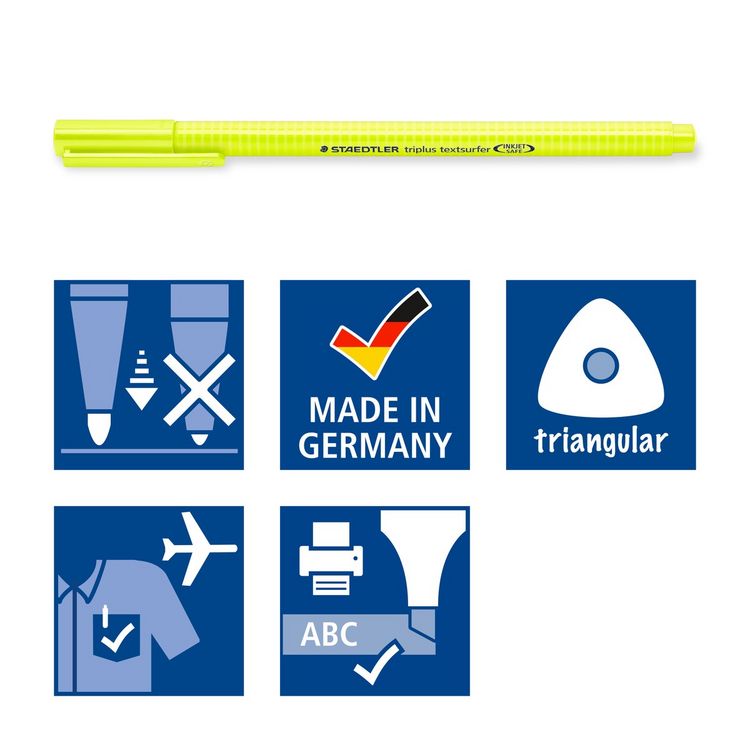 Produktbild: STAEDTLER Textmarker triplus highlighter NEON 4er Set