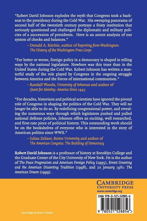 Produktbild: Congress and the Cold War