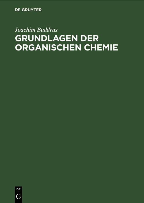 Produktbild: Grundlagen der organischen Chemie