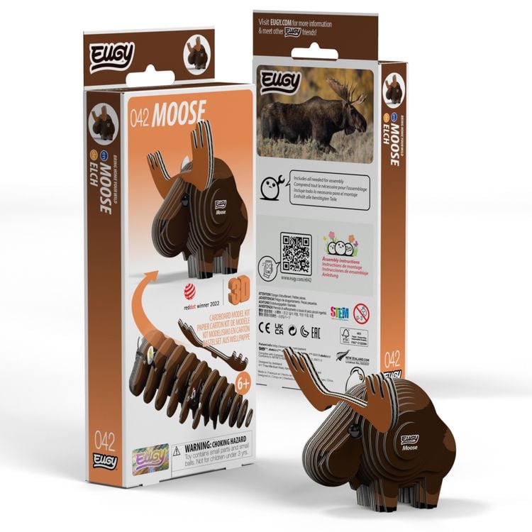 Produktbild: EUGY - 3D Bastelset Elch