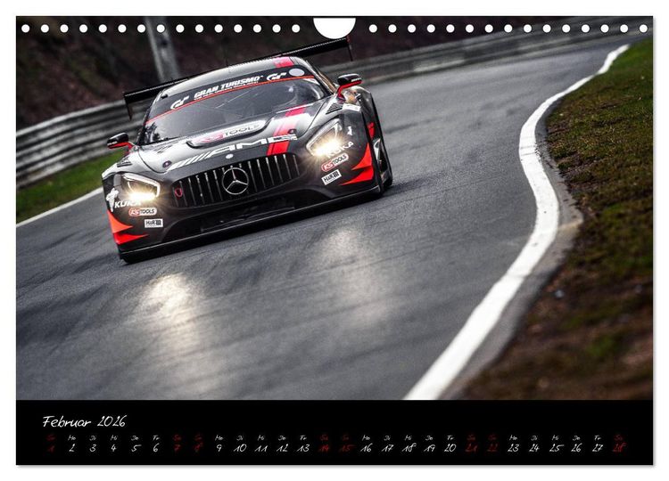Produktbild: Emotions on Track - Langstreckenmeisterschaft am N&uuml;rburgring - GT3 (Wandkalender 2026 DIN A4 quer), CALVENDO Monatskalender