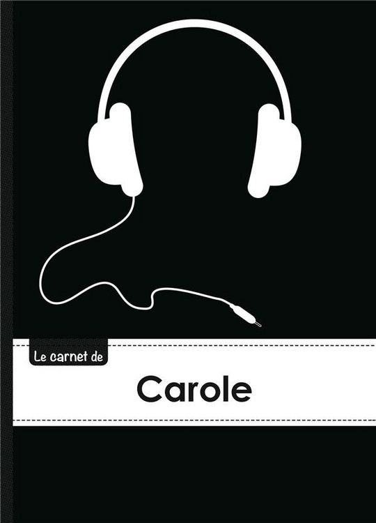 Produktbild: Le carnet de carole lignes, 96p,