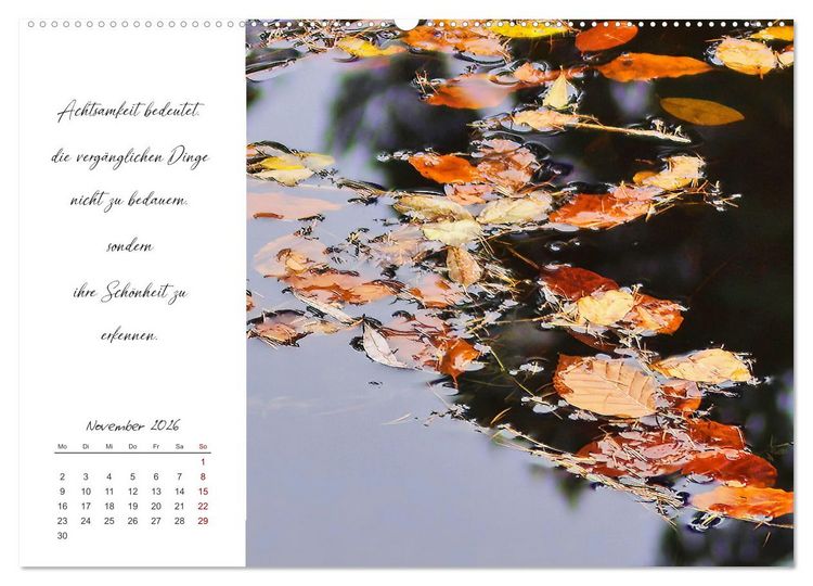 Produktbild: Der Atem der Stille - Achtsame Augenblicke in der Natur (hochwertiger Premium Wandkalender 2026 DIN A2 quer), Kunstdruck in Hochglanz