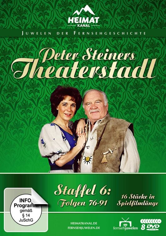 Produktbild: Peter Steiners Theaterstadl - Staffel 6/Fernsehjuwelen [8 DVDs]