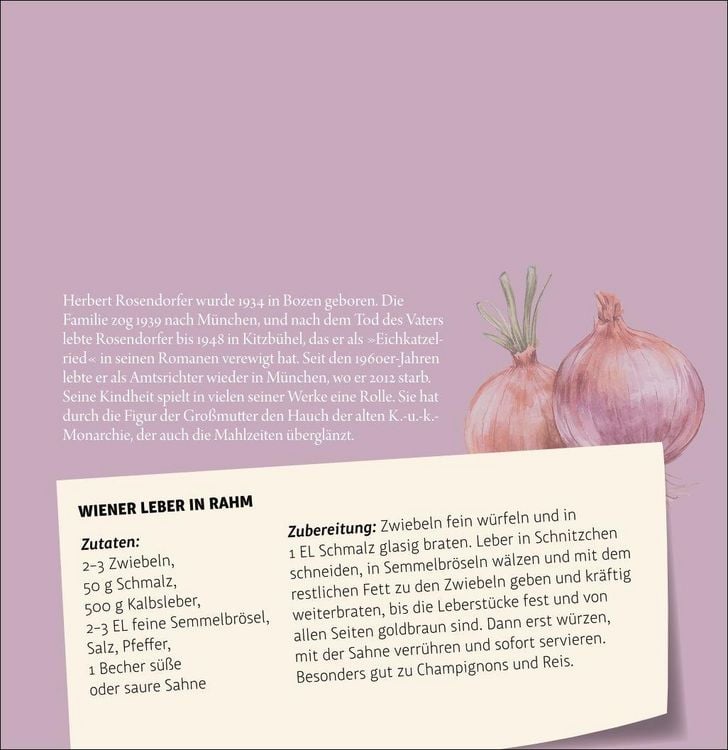 Produktbild: Der kleine literarische K&uuml;chenkalender Premium-Postkartenkalender 2027 - Mit Texten und Rezepten