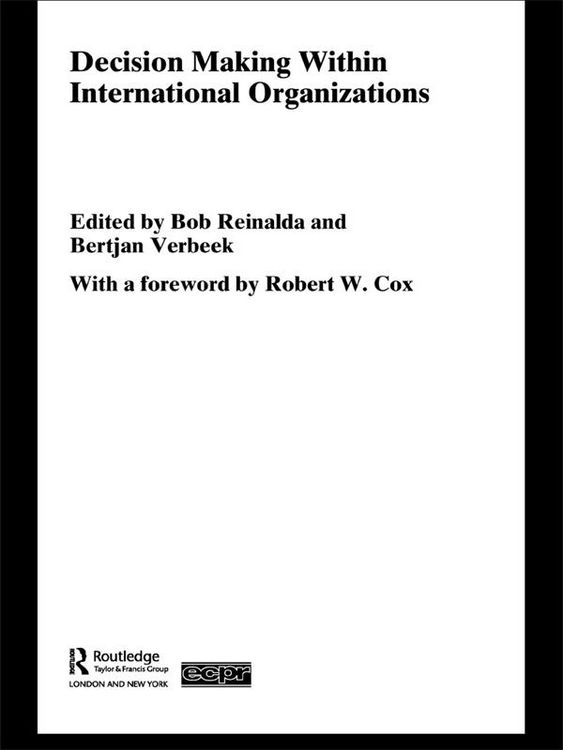 Produktbild: Decision Making Within International Organisations