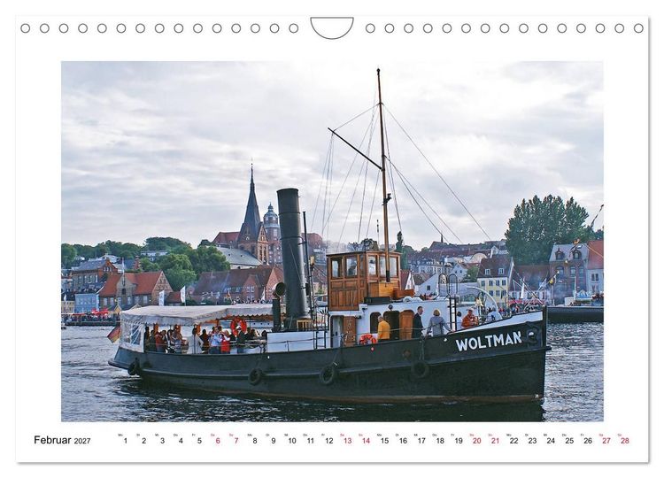 Produktbild: Rauchfahnen &uuml;ber der Ostsee - Schiffe unter Dampf (Wandkalender 2027 DIN A4 quer), CALVENDO Monatskalender