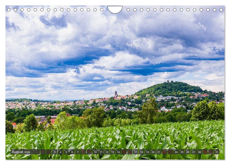 Produktbild: Ein Blick auf Homberg an der Efze in Farbe (Wandkalender 2026 DIN A4 quer), CALVENDO Monatskalender