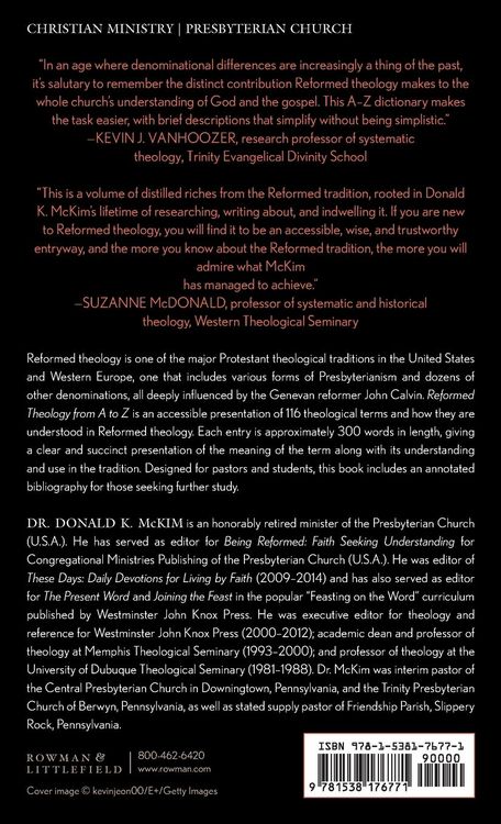 Produktbild: Reformed Theology from A to Z