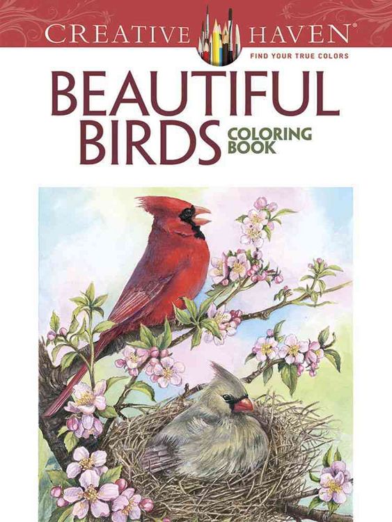 Produktbild: Creative Haven Beautiful Birds Coloring Book