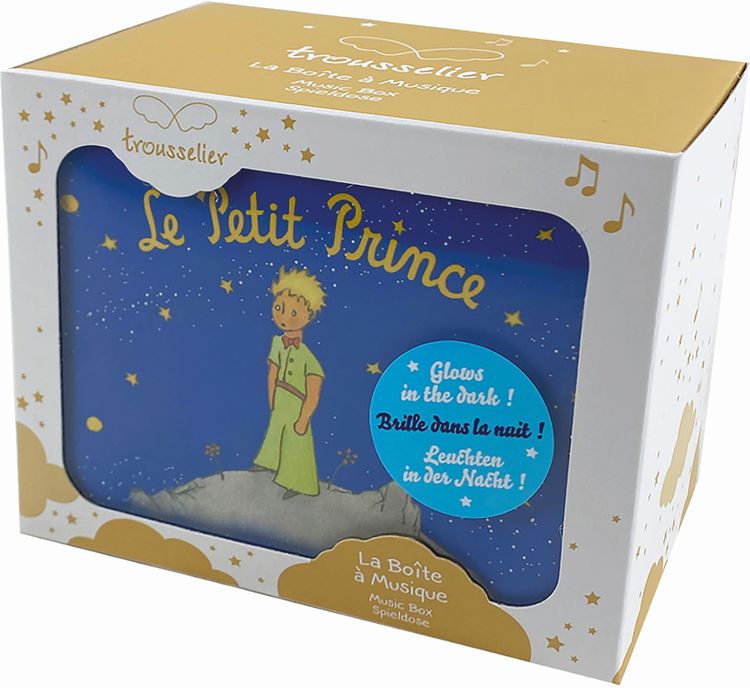 Produktbild: Trousselier - Schmuckkästchen mit Musik, Kleine Prinz, blau, nachtleuchtend