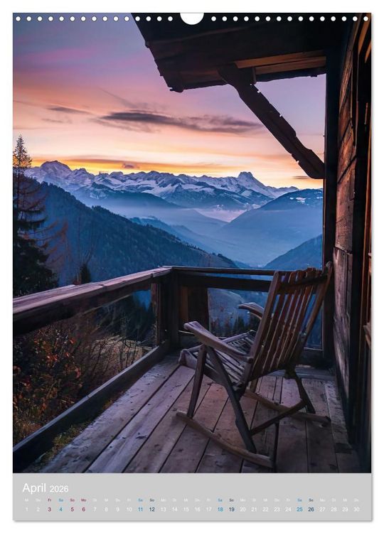 Produktbild: Allein mit der Natur (Wandkalender 2026 DIN A3 hoch), CALVENDO Monatskalender