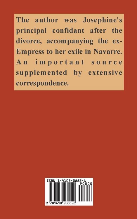 Produktbild: Secret Memoirs of the Court of the Empress Josephine ( Volume I)