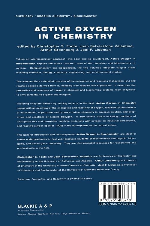 Produktbild: Active Oxygen in Chemistry