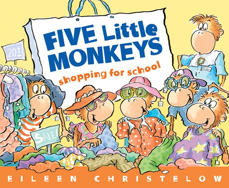 Produktbild: Five Little Monkeys Shopping for School