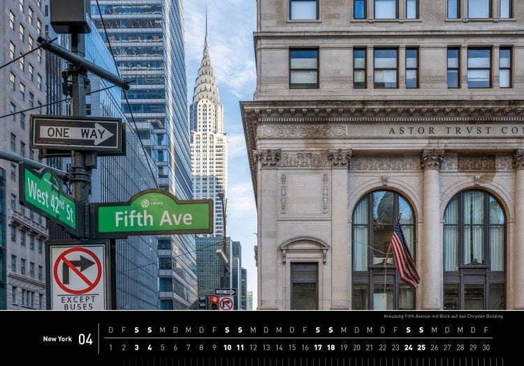 Produktbild: New York Premiumkalender 2027
