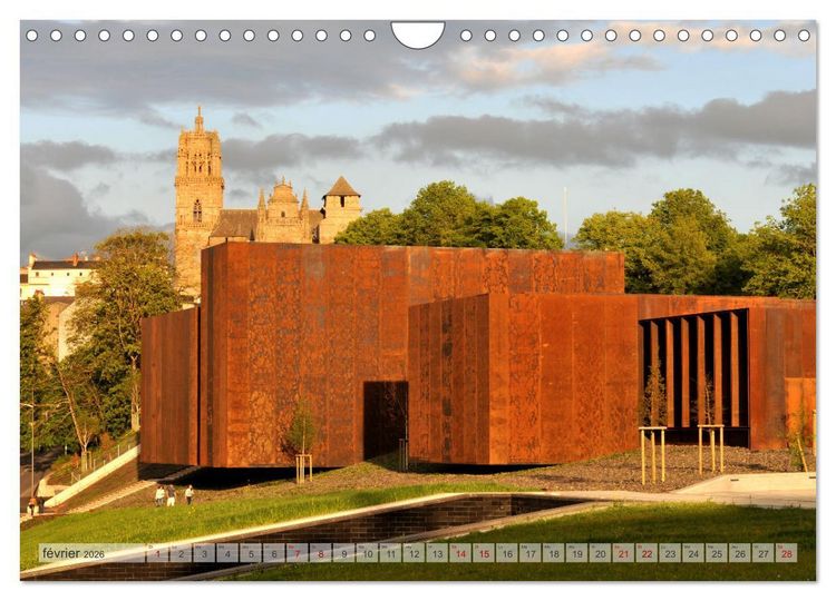 Produktbild: Villes d'Occitanie (Calendrier mural 2026 DIN A4 vertical), CALVENDO calendrier mensuel