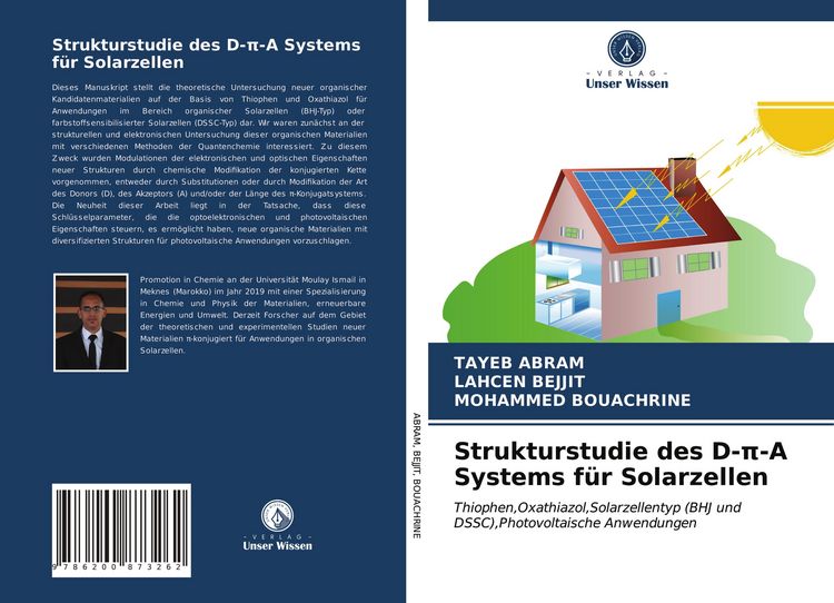 Produktbild: Strukturstudie des D-&iquest;-A Systems f&uuml;r Solarzellen