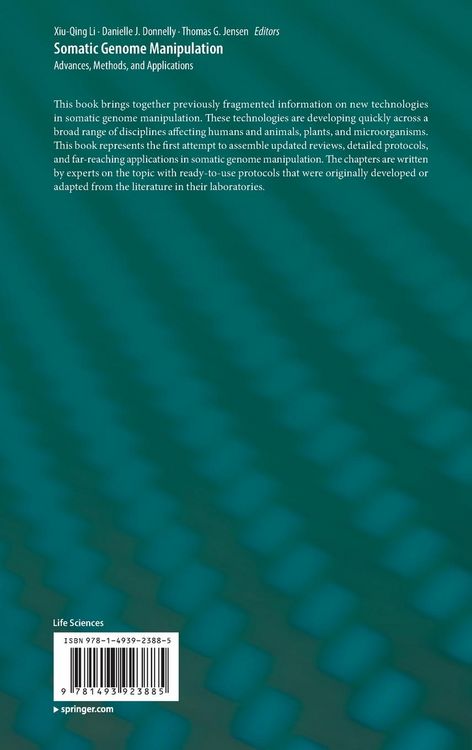 Produktbild: Somatic Genome Manipulation