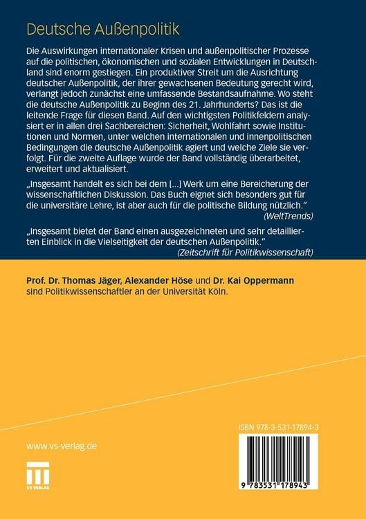 Produktbild: Deutsche Au&szlig;enpolitik