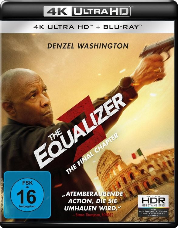 Produktbild: The Equalizer 3 - The Final Chapter (4K Ultra HD+Blu-ray)