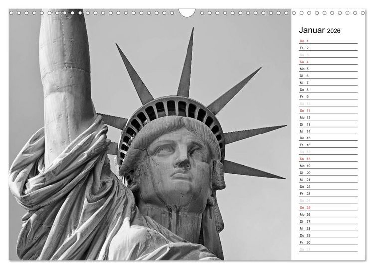 Produktbild: New York (Wandkalender 2026 DIN A3 quer), CALVENDO Monatskalender