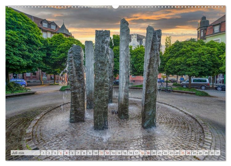 Produktbild: Offenburg Impressionen (Wandkalender 2026 DIN A2 quer), CALVENDO Monatskalender