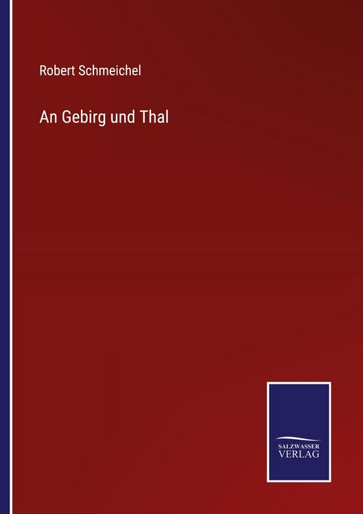Produktbild: An Gebirg und Thal
